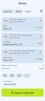 Slip taruhan DK88 untuk pilih jenis pertaruhan, masukkan jumlah taruhan dan sahkan kupon