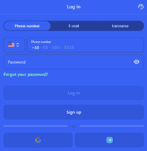 Login form on the Dashking88 site with username and password fields for account access